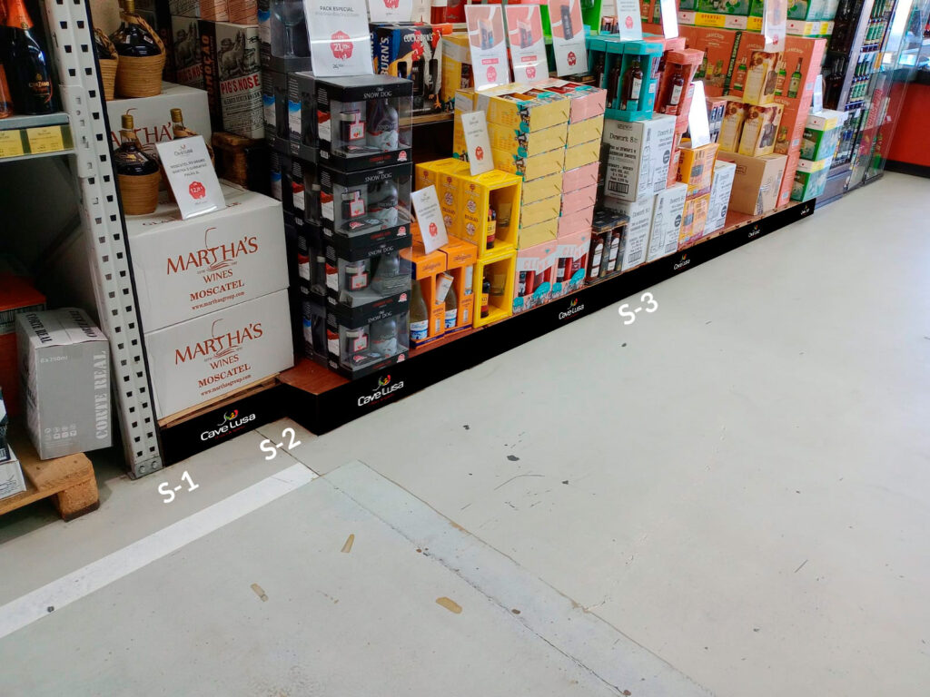 Saída - Maquete com Indicações